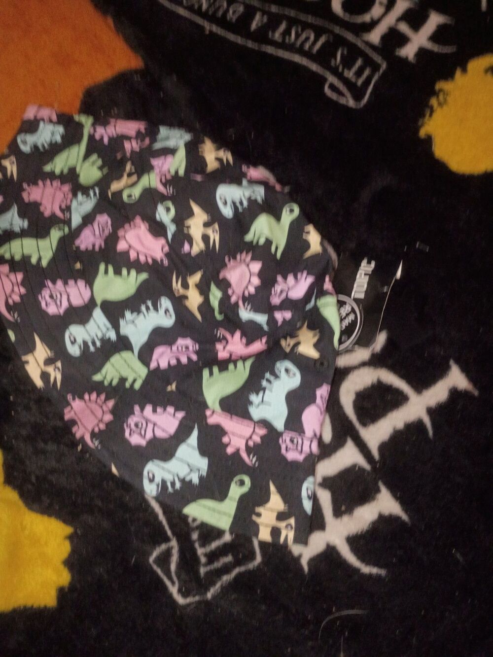 Hot Topic Dinosaur Embroidered Bucket Hat Unisex-055n